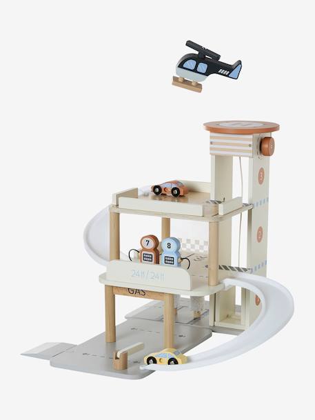 Garage 3 niveaux avec ascenseur en bois FSC® blanc 11 - vertbaudet enfant 