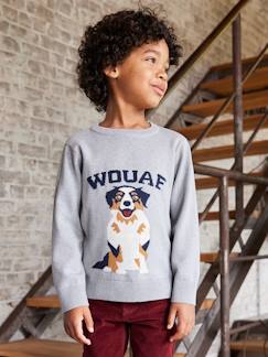 -Pull Col Rond Chien