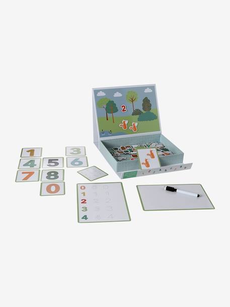 Jeu des chiffres magnétiques GREEN FOREST vert 2 - vertbaudet enfant 
