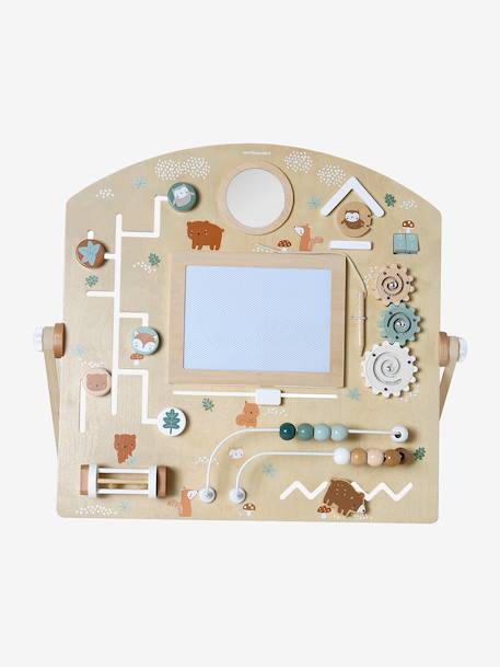 Planche d'activités avec ardoise magique GREEN FOREST en bois FSC® bois 5 - vertbaudet enfant 