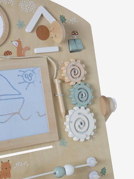 Planche d'activités avec ardoise magique GREEN FOREST en bois FSC® bois 7 - vertbaudet enfant 