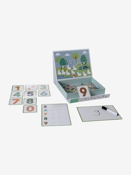 Jeu des chiffres magnétiques GREEN FOREST vert 6 - vertbaudet enfant 