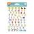 60 stickers 3d repositionnables les alphas - jouet éducatif pour enfants MULTICOLORE 1 - vertbaudet enfant 