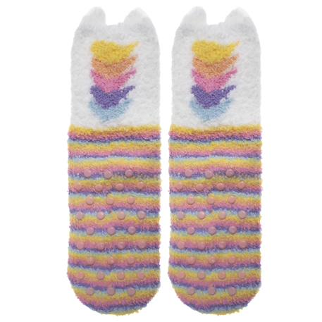 Chaussettes antidérapantes fille multico 5/8ans Multicolor 3 - vertbaudet enfant 