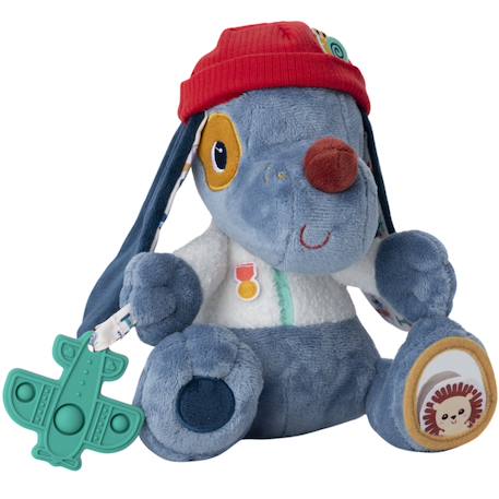 Peluche d'activités Bleu, rouge, noir 1 - vertbaudet enfant 