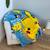 Coffret coussin et plaid pikachu pokémon bleu Bleu 3 - vertbaudet enfant 