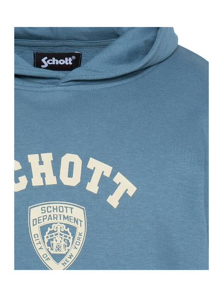 Sweatshirt imprimé nypd à capuche Blanc+Bleu jean+Gris chiné+Marine+Noir 5 - vertbaudet enfant 
