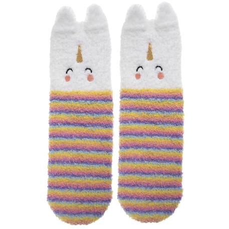 Chaussettes antidérapantes fille multico 5/8ans  - vertbaudet enfant