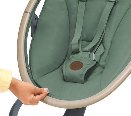 Transat et balancelle bébé électrique cassia Graphite beyond+Gris beyond+Vert beyond 13 - vertbaudet enfant 