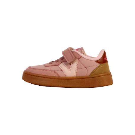 Baskets basses - Enfant - à scratch Marino+Nude 8 - vertbaudet enfant 
