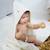 Cape de bain coton bio Ananas+Baleine+Fleurs 1 - vertbaudet enfant 