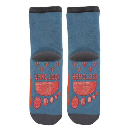 Chaussettes antidérapantes garçon bleu 5/8ans Bleu canard 3 - vertbaudet enfant 