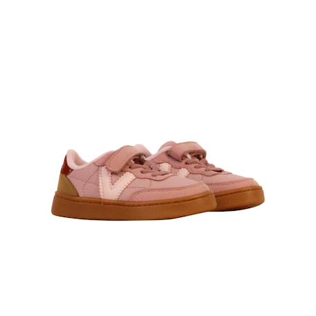 Baskets basses - Enfant - à scratch Marino+Nude 9 - vertbaudet enfant 