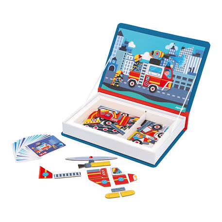 Magneti'book pompiers Multicolore 2 - vertbaudet enfant 