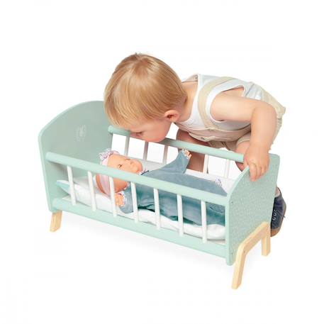 Lit pour poupée et poupon zen Vert 4 - vertbaudet enfant 