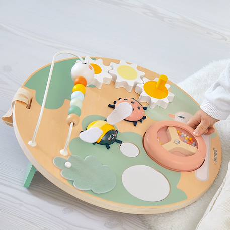 Panneau d'activitès en bois fsc sweet cocoon Multicolore 3 - vertbaudet enfant 