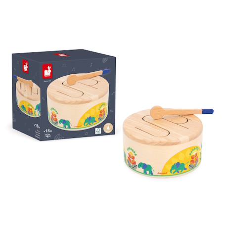 Tambour en bois fsc - gioia Multicolore 5 - vertbaudet enfant 