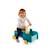 Porteur en bois hippo Bleu / jaune 4 - vertbaudet enfant 