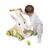 Chariot de marche en bois fsc lapin Multicolore 3 - vertbaudet enfant 