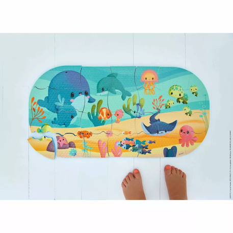 Puzzle de bain océan Multicolore 2 - vertbaudet enfant 