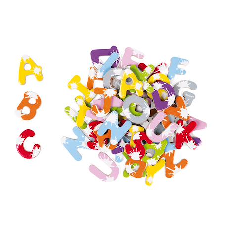 Mallette 52 lettres magnétiques splash Rouge 1 - vertbaudet enfant 