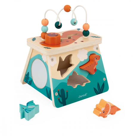 Volcan multi-activites dino en bois fsc Multicolore 5 - vertbaudet enfant 