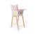 Chaise haute poupées et poupons candy chic Blanc / rose 6 - vertbaudet enfant 