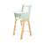 Chaise haute pour poupées et poupon zen Vert 6 - vertbaudet enfant 