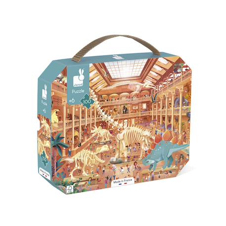 Puzzle au musée d'histoire naturelle 100 pcs Multicolore 1 - vertbaudet enfant 