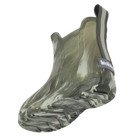 Bottes de pluie basses en caoutchouc confortables résistantes légères Camouflage+Multico 5 - vertbaudet enfant 