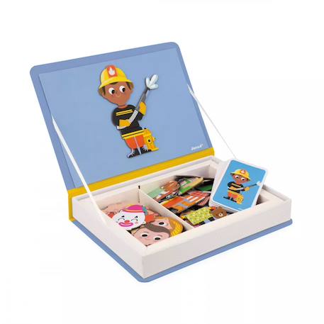 Jeu magnétique magneti'book metiers Multicolore 3 - vertbaudet enfant 