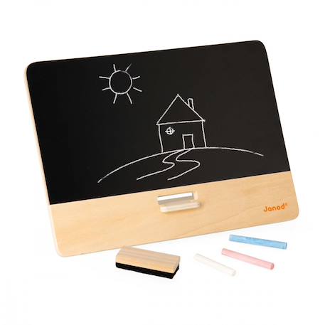 Tableau noir intemporel en bois fsc Noir 1 - vertbaudet enfant 