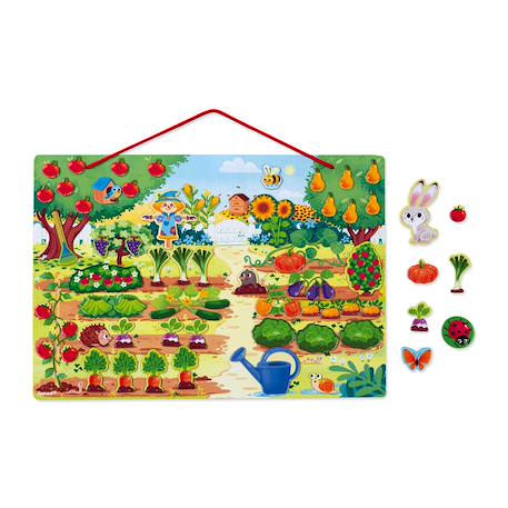 Jeu éducatif jardin magnétique Multicolore 2 - vertbaudet enfant 