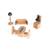 Maison de poupées en bois 11 accessoires Rose 5 - vertbaudet enfant 