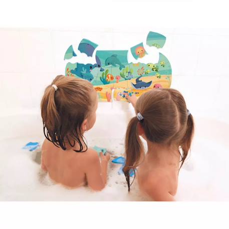 Puzzle de bain océan Multicolore 3 - vertbaudet enfant 