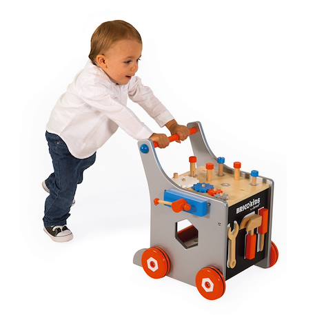 Chariot magnétique brico'kids, 25 accessoires Multicolore 3 - vertbaudet enfant 