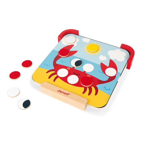 Jeu éducatif j'apprends les couleurs Multicolore 3 - vertbaudet enfant 