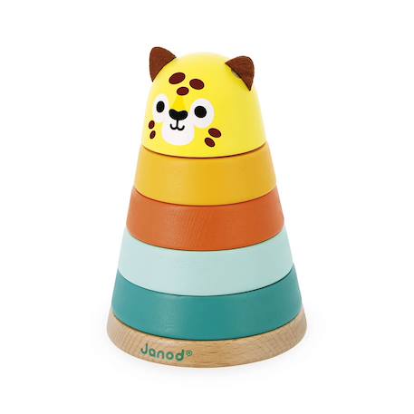 Empilable jaguar tropik en bois fsc Multicolore 2 - vertbaudet enfant 