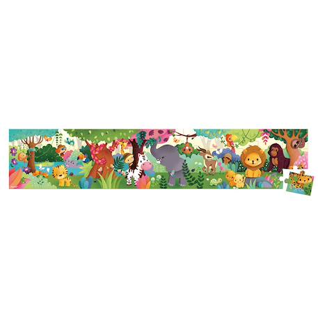 Puzzle les animaux sauvages 36 pièces Multicolore 2 - vertbaudet enfant 
