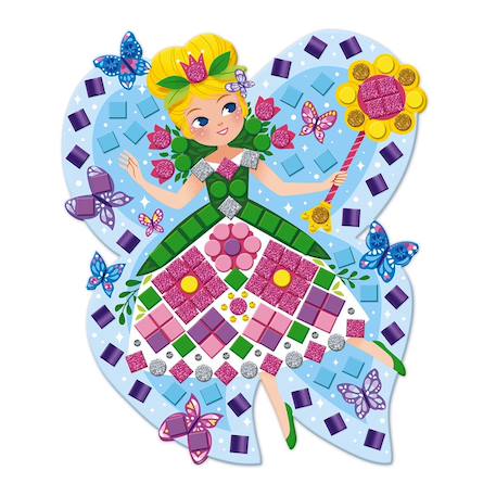 Mosaïques princesses et fées Bleu 2 - vertbaudet enfant 