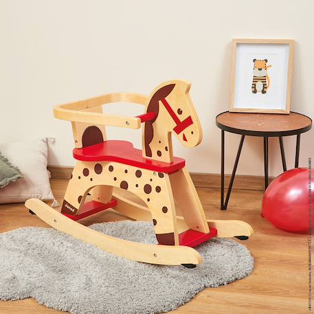 Cheval à bascule caramel Marron 2 - vertbaudet enfant 