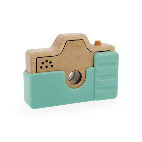 Appareil photo en bois Bleu 5 - vertbaudet enfant 