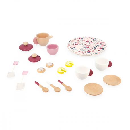 Set à thé en bois fsc Rose / bordeaux 5 - vertbaudet enfant 