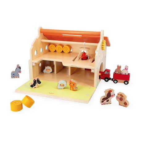 Ferme en bois fsc Multicolore 6 - vertbaudet enfant 