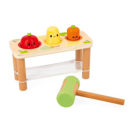 Tap tap légumes de la ferme en bois fsc Multicolore 4 - vertbaudet enfant 