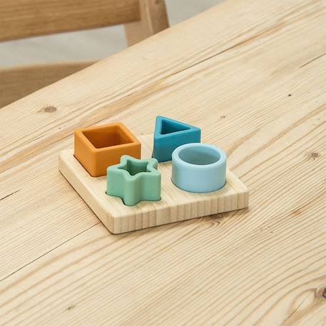 Puzzle géométrique Bleu 4 - vertbaudet enfant 
