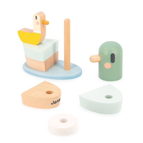 Empilable en bois fsc canard Multicolore 4 - vertbaudet enfant 
