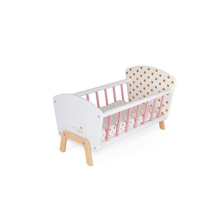 Lit pour poupées et poupons candy chic Blanc / rose 6 - vertbaudet enfant 
