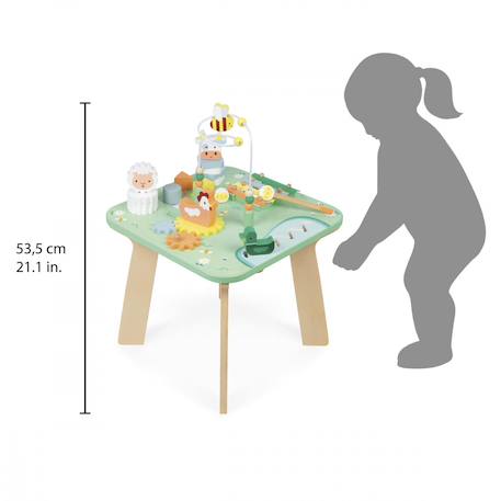 Table d'activités jolie prairie Vert 5 - vertbaudet enfant 