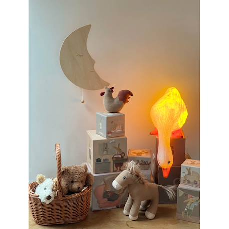 Lampe canard regardant vers le bas Blanc 5 - vertbaudet enfant 